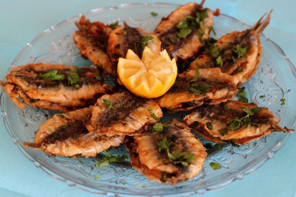 Fried sardines